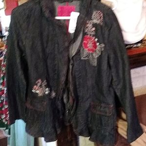 NWT M Carols Denims Boutique Jean Jacket